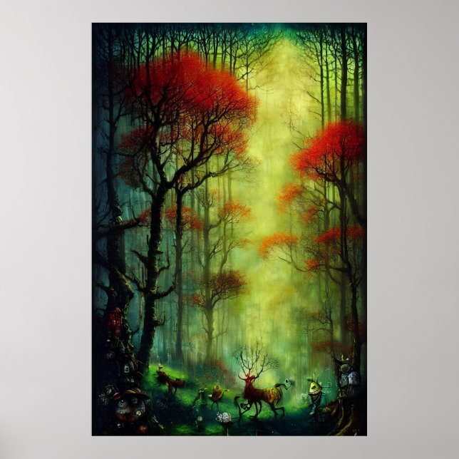 Forstbad #5 (Portrait) Poster (Vorne)