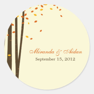 Forstbaumen bevorzugen Sticker oder Umschlag Aufkl