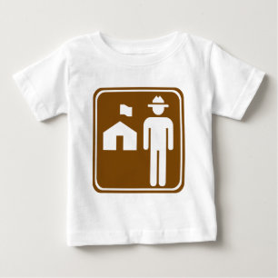 Förster-Stations-Landstraßen-Zeichen Baby T-shirt