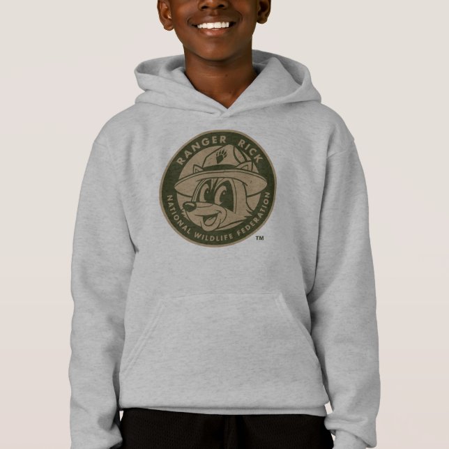 FörsterRick FörsterRick | kakifarbiges Logo Hoodie (Vorderseite)