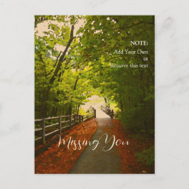 FORSTPFAD Fall 07 - Postkarte