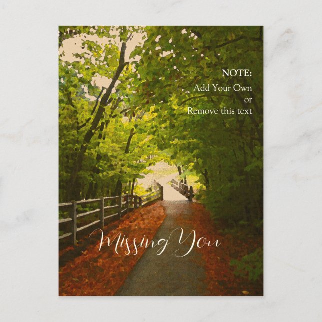 FORSTPFAD Fall 07 - Postkarte (Vorderseite)