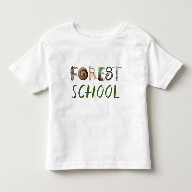 Forstschule Kleinkind T-shirt (Vorderseite)