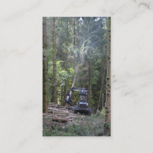 Forstwirtschaftsindustrie-Visitenkarte Visitenkarte