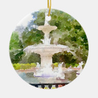 Forsyth Brunnen Aquarell-dem Druck in der