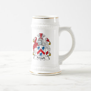 Forsyth Familienwappen Bierglas