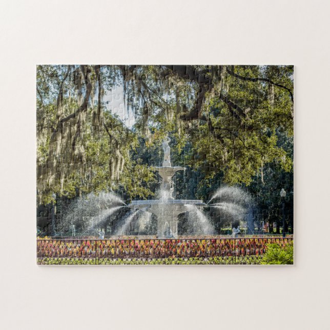 Forsyth Fountain #2 Savannah Puzzle (Horizontal)
