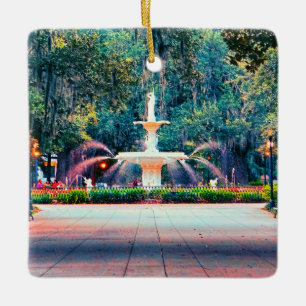 Forsyth Fountain: Keramikornament