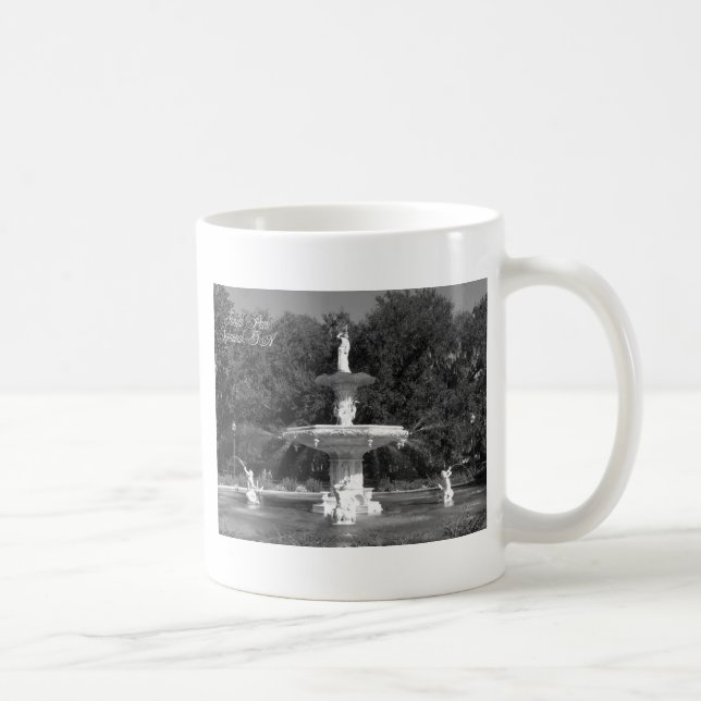 Forsyth Park-Brunnen-Savanne, Georgia Kaffeetasse (Rechts)