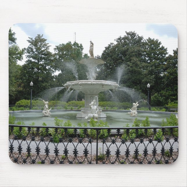 Forsyth Park Fountain Mousepad (Vorne)