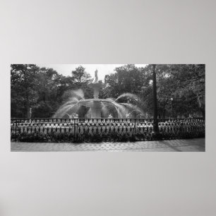Forsyth Park Fountain, Savannah Ga Poster