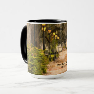 Forsyth Park, Reise-Fotografie der Savanne-GA Tasse