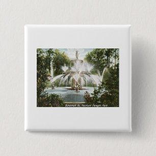 Forsyth Park, Savannah 1906 Vintage Button