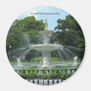 Forsyth Park Savannah Ga. Magnet