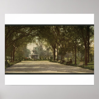 Forsyth Park, Savannah, Georgia ca. 1901 Poster