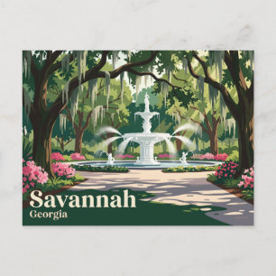 Forsyth Park USA Postkarte