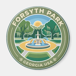 Forsyth Park USA USA Magnet