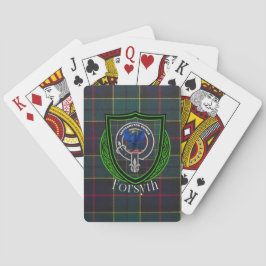 Forsyth Scottish Clan Tartan & Crest Spielkarten