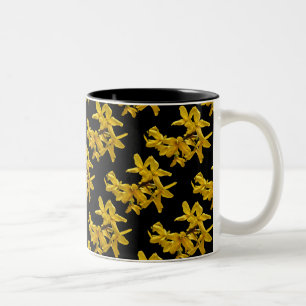 Forsythia Abstrakte Tasse