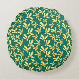 Forsythia Rundes Kissen
