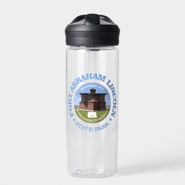 Fort Abraham Lincoln SP Trinkflasche (Vorderseite)