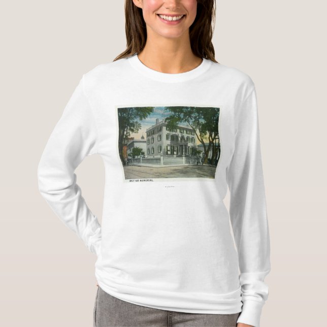 Fort-Allen-Park-Ansicht von Casco Bucht T-Shirt (Vorderseite)