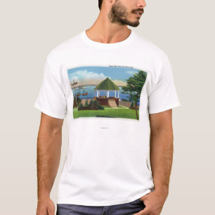 Fort-Allen-Park-Ansicht von Casco Bucht T-Shirt