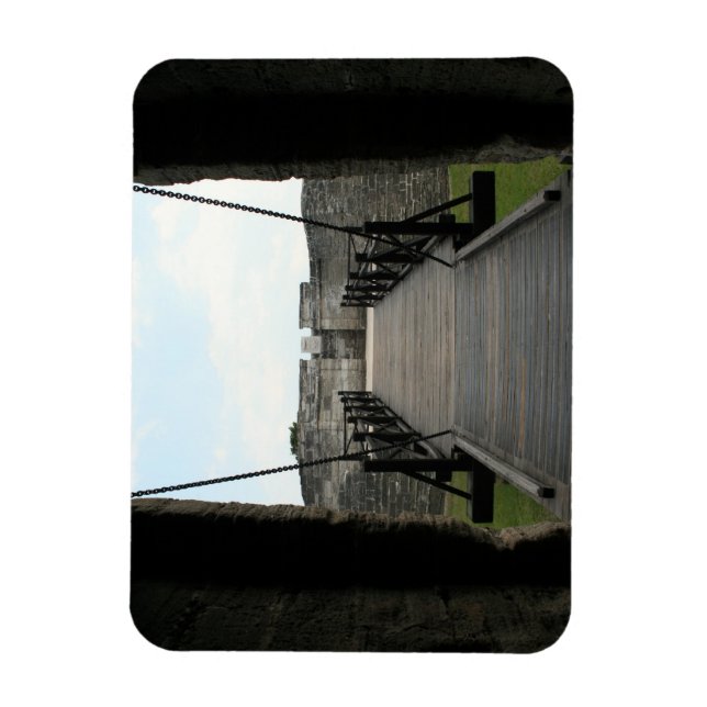 Fort an st augustine Blick vom Schloss Magnet (Vertikal)