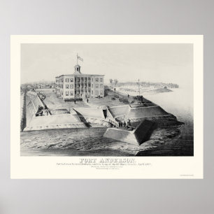 Fort Anderson in Paducah, KY 1862 Poster