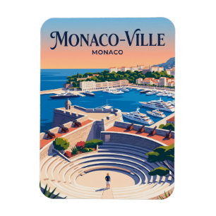 Fort Antoine Monaco Magnet