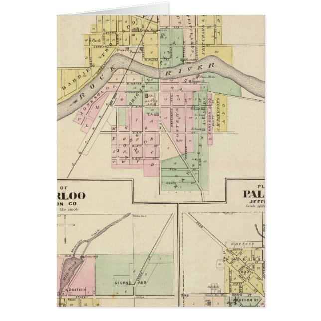 Fort Atkinson, Waterloo und Palmyra, Jefferson Co (Vorne)