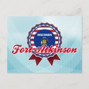 Fort Atkinson, WI Postkarte