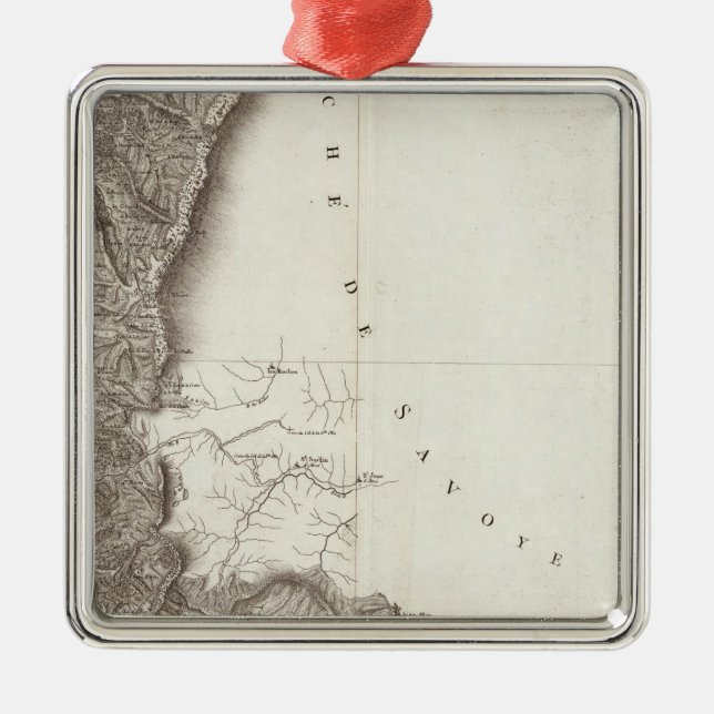 Fort Barraux Silbernes Ornament (Vorne)