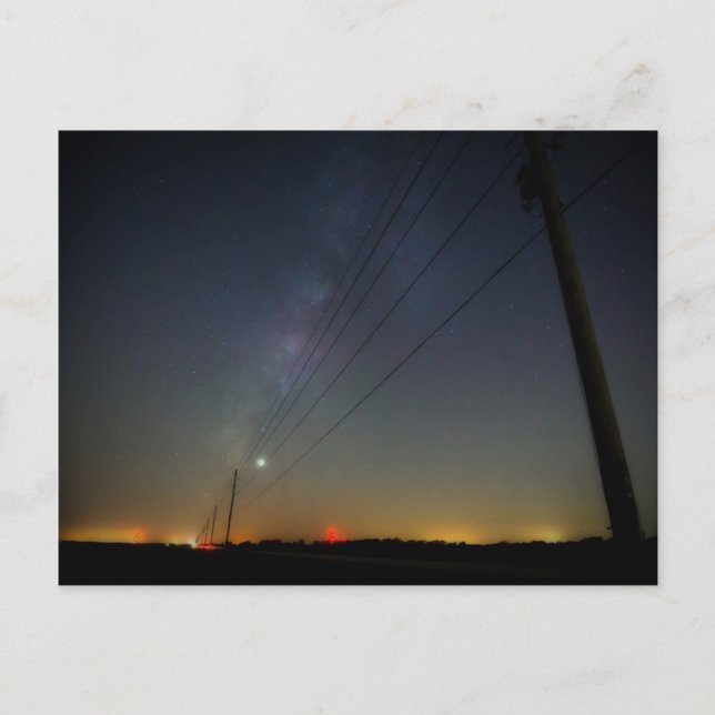 Fort Bend Milky Way Postkarte (Vorderseite)
