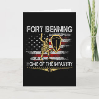 Fort Benning Heimat der Infanterieschule Veteran P Karte