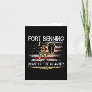 Fort Benning Zuhause des Infanterieveteranen P Karte