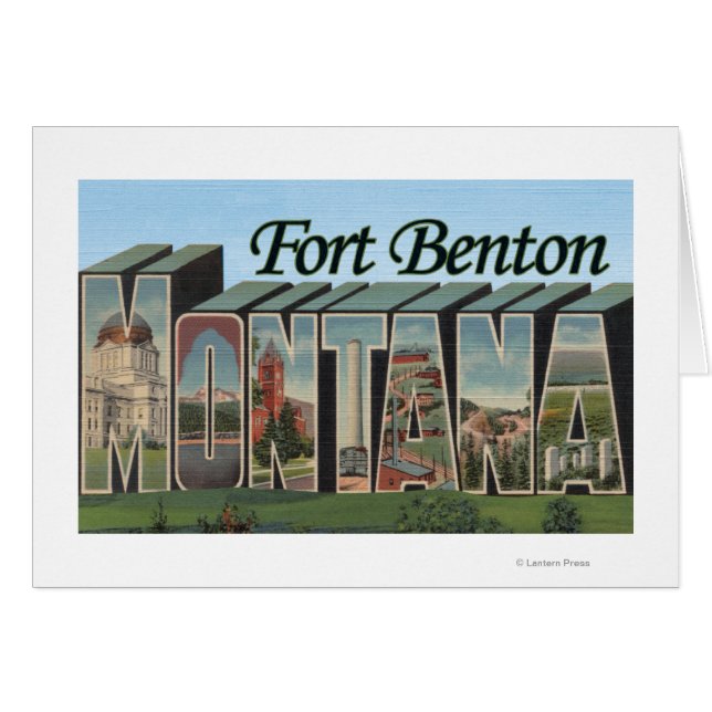 Fort Benton, Montana - Große Briefszenen (Vorderseite (Horizontal))