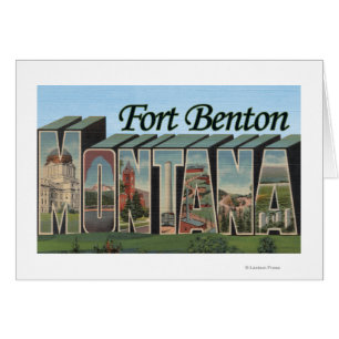Fort Benton, Montana - große Buchstabe-Szenen