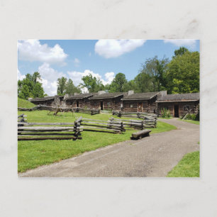 Fort Boonesborough aus dem 18. Jahrhundert in Kent Postkarte