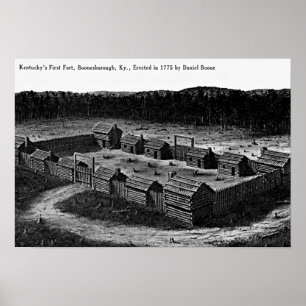 Fort Boonesborough, Kentucky Poster
