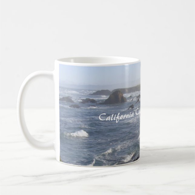 Fort Bragg California Küste Kaffeetasse (Links)