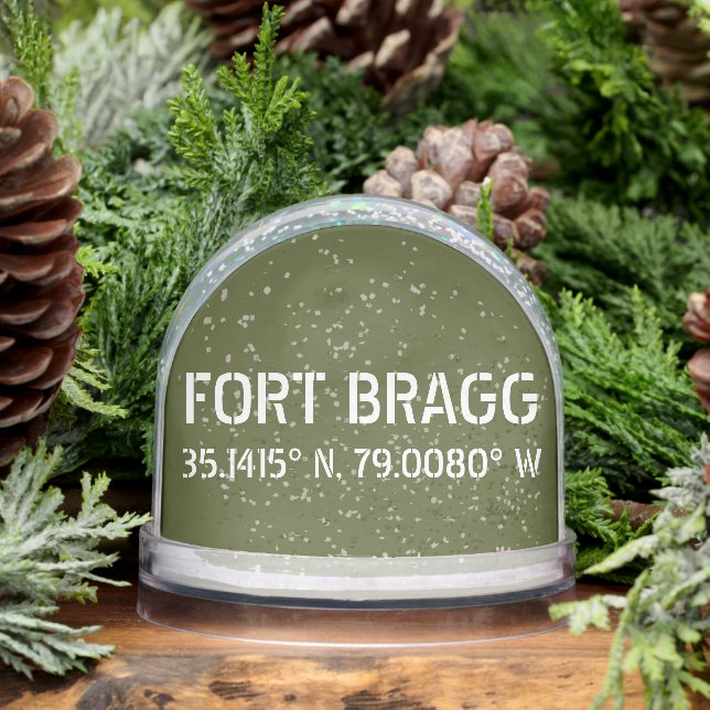 Fort Bragg Latitude Longitude  Schneekugeln (Winter)