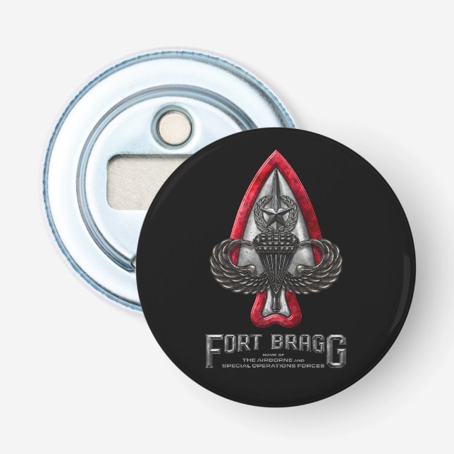 Fort Bragg Magnetic Bottle Opener Flaschenöffner (Vorderseite)