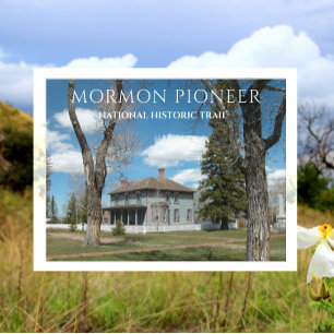 Fort Bridger, Mormon Pioneer Historic Trail. WEGEN Postkarte