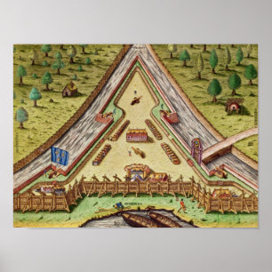 Fort Caroline von "Brevis Narratio" Poster