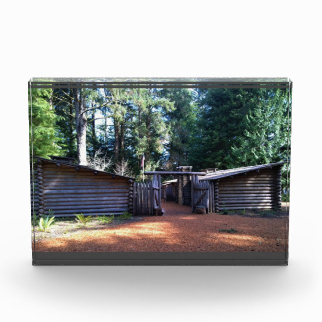 Fort Clatsop, Astoria, Oregon Fotoblock (Vorderseite)