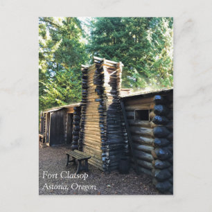Fort Clatsop, Astoria, Oregon Postkarte