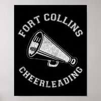 Fort Collins Cheer abgenutzt Retro 90er Cheerlead