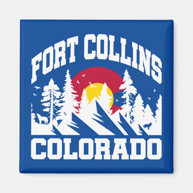 Fort Collins, Colorado Magnet (Vorne)