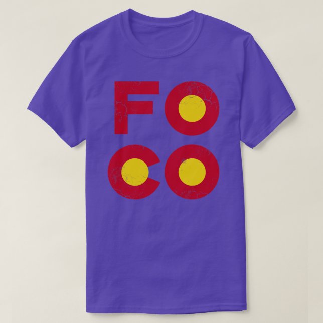 Fort Collins FOCO Colorado T-Shirt (Design vorne)